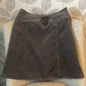 Sahalie corduroy skirt; Womens size 4 in Pewter gray; good condition